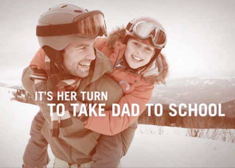 Canyons — It’s her turn to take dad to school